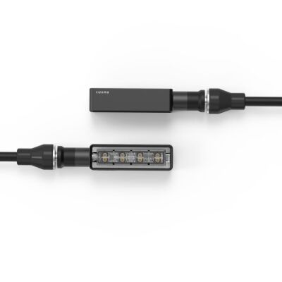 Rizoma TS140B sekvenční LED blinkry Layer homologované černé (2ks)